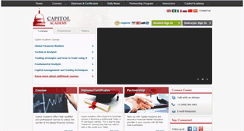Desktop Screenshot of capitol-academy.com